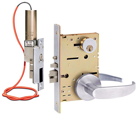 Security Door Controls HiTower® Pro 7500 Series Frame Actuator Controlled Lockset