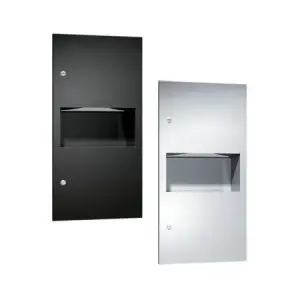ASI Simplicity™ Paper Towel Dispenser (475 Multi, 350 C-Fold) & Waste Receptacle