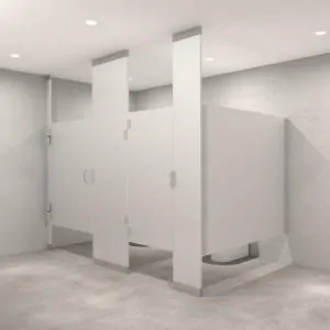 Floor to Ceiling Solid Plastic Toilet Partitions