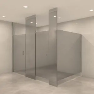 Floor to Ceiling Stainless Steel Toilet Partitions