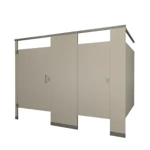 Headrail Braced Phenolic Toilet Partitions