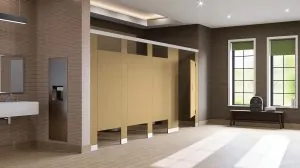 BOBRICK SierraSeries® Solid Color Reinforced Composite Partition & Screens