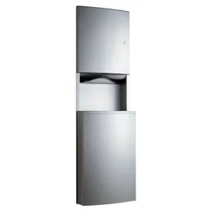 Bobrick Recessed Paper Towel Dispenser & Waste Receptacle