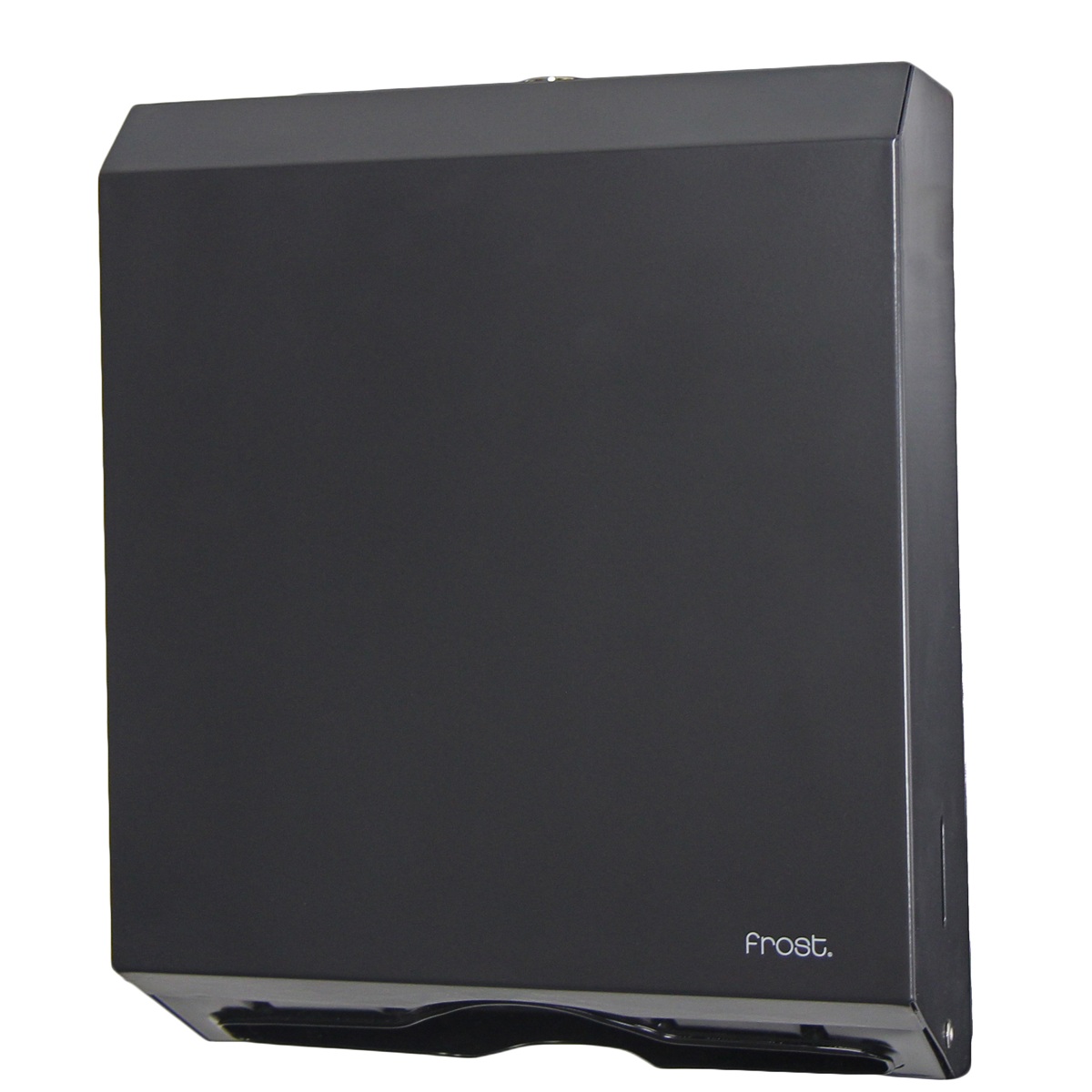 Frost Matte Black Universal Paper Towel Dispenser