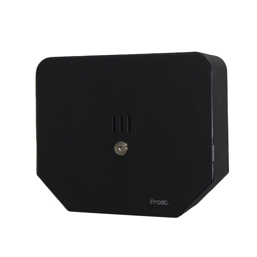 Frost Matte Black Universal Jumbo Toilet Tissue Dispenser