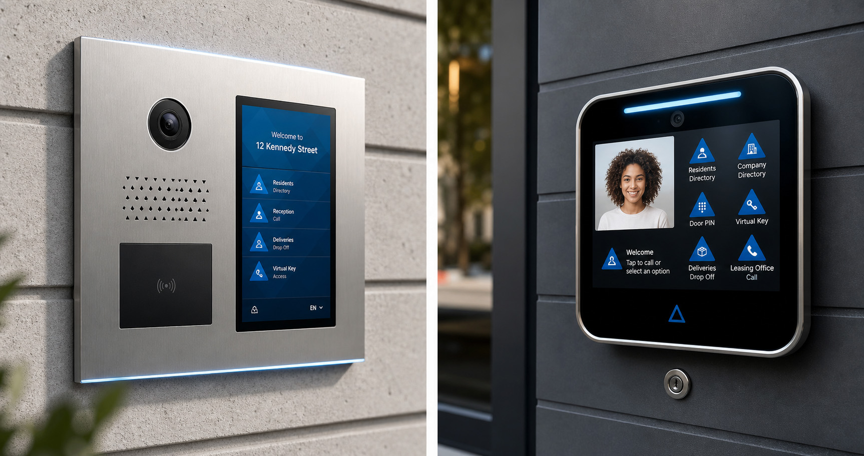 IP video intercom and smart building access control solution